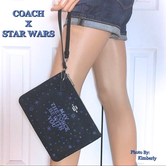 Coach Star Wars Large Wristlet Bag Pouch NWT - Picture 3 of 8